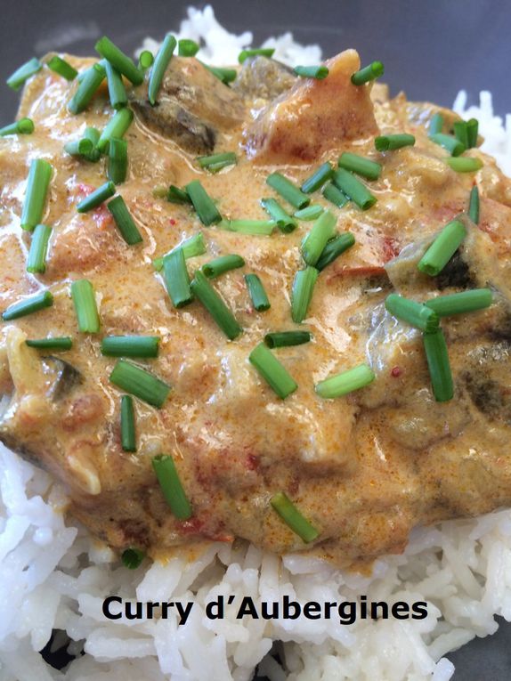 Curry d'aubergines