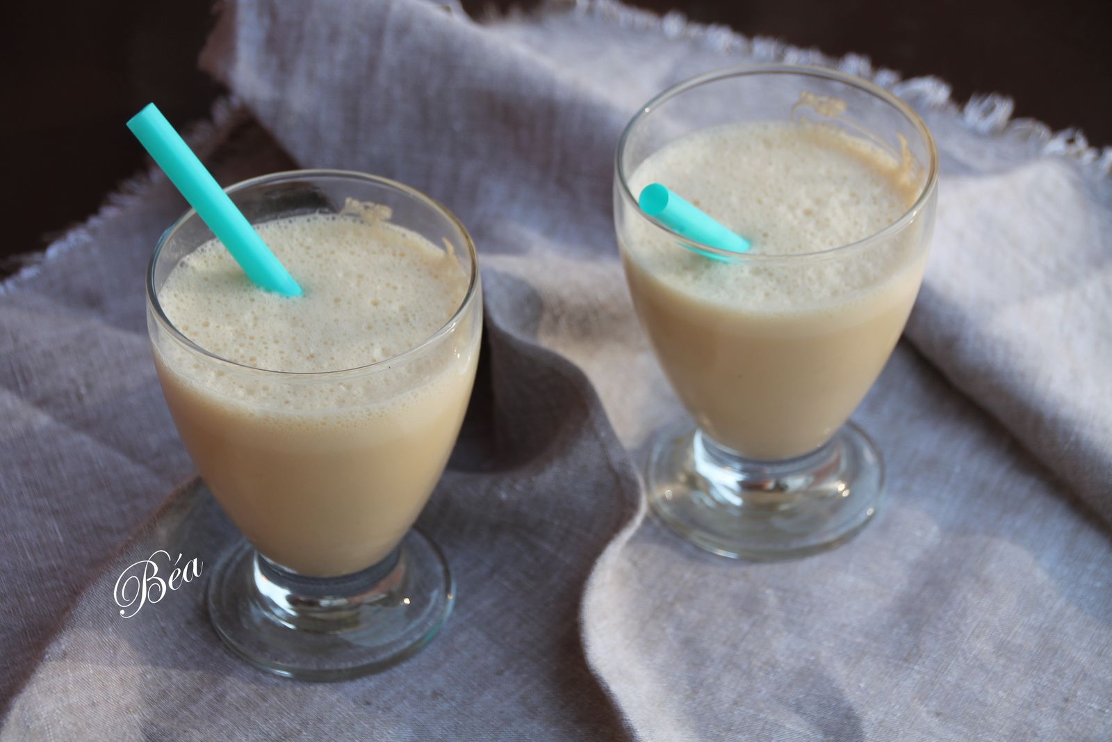 Milk-shake au lait ribot et caramel beurre salé