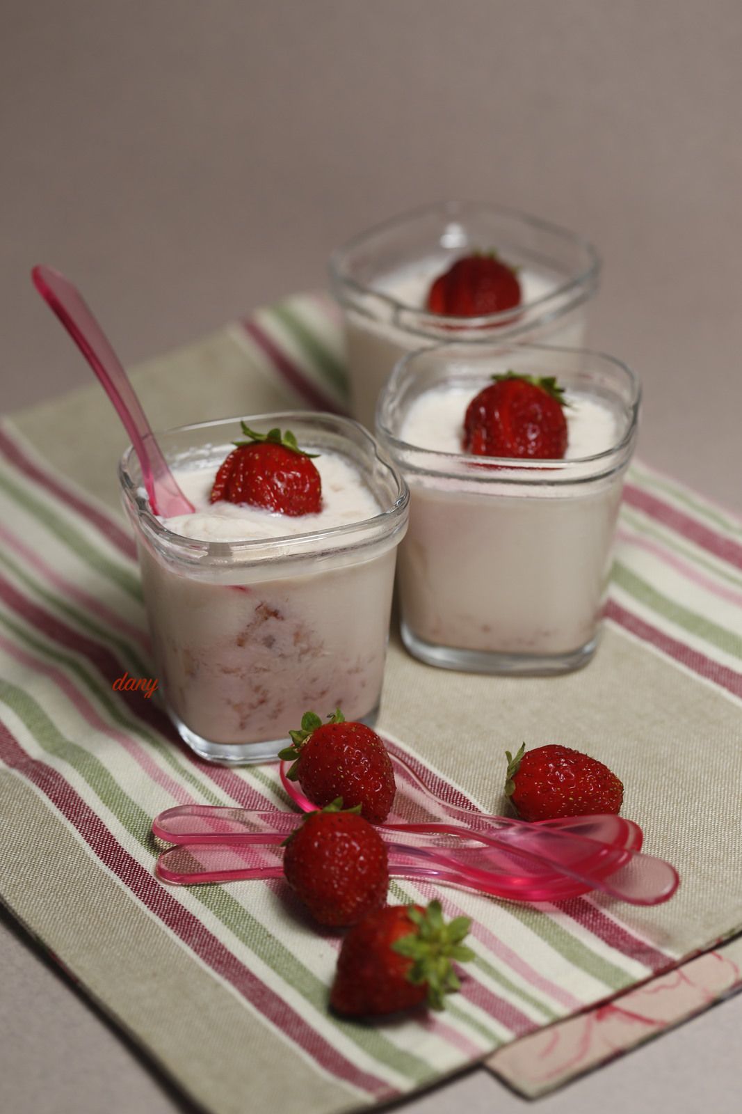 Yaourt aux fraises avec ou sans yaourtière
