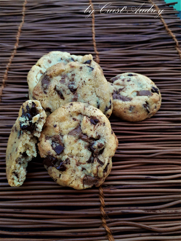 Les fameux cookies aux 2 chocolats de Cyril Lignac