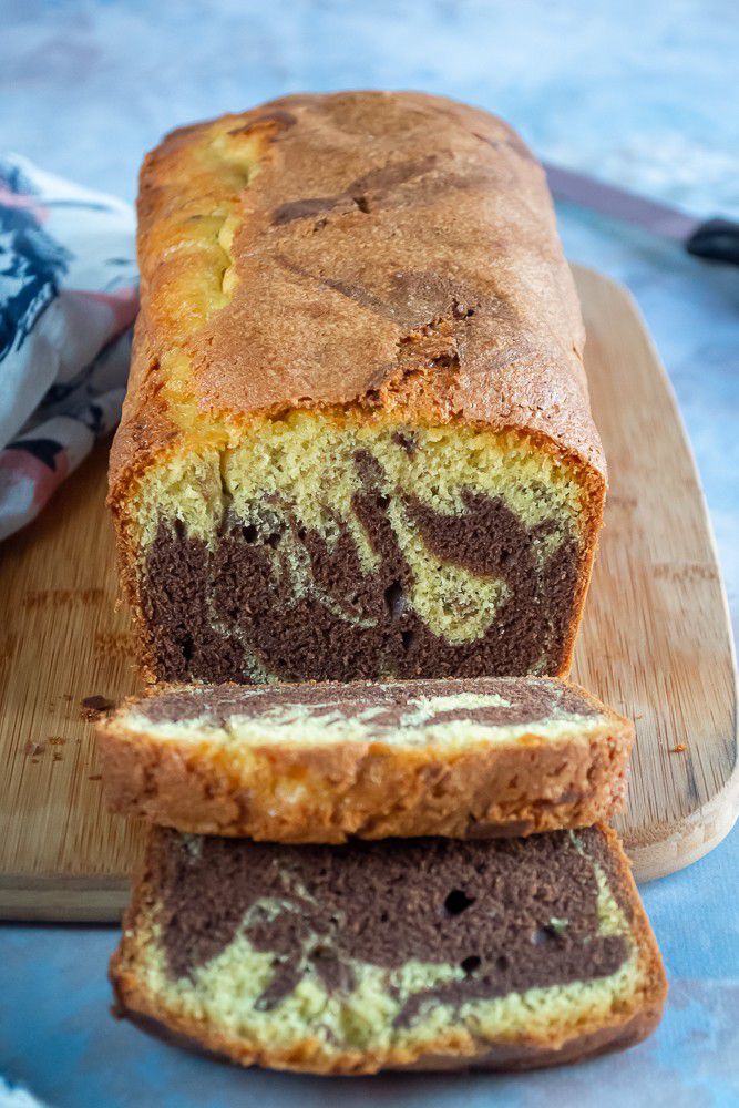 Cake marbré de Cyril Lignac