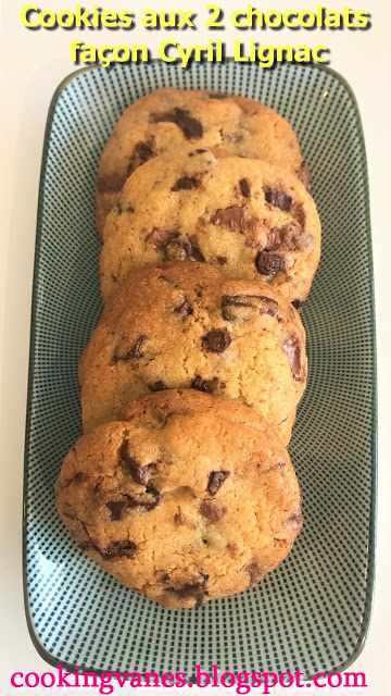 Cookies aux 2 chocolats façon Cyril Lignac