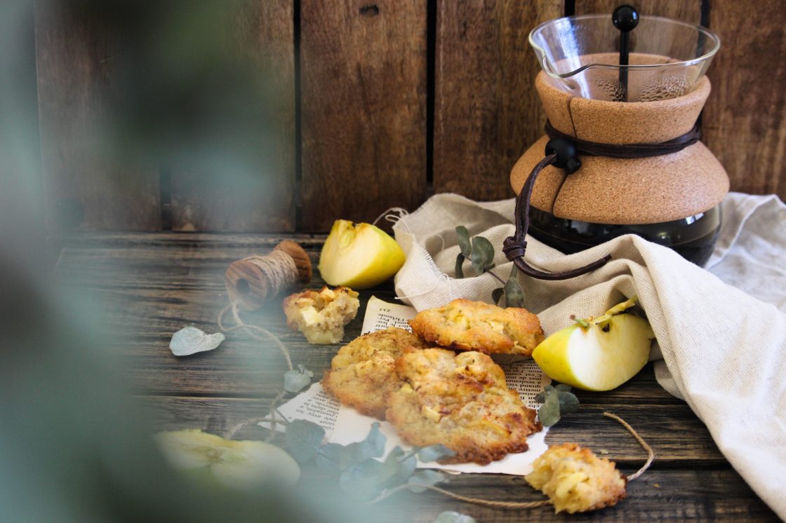 Cookies pommes & cannelle (sans œuf)