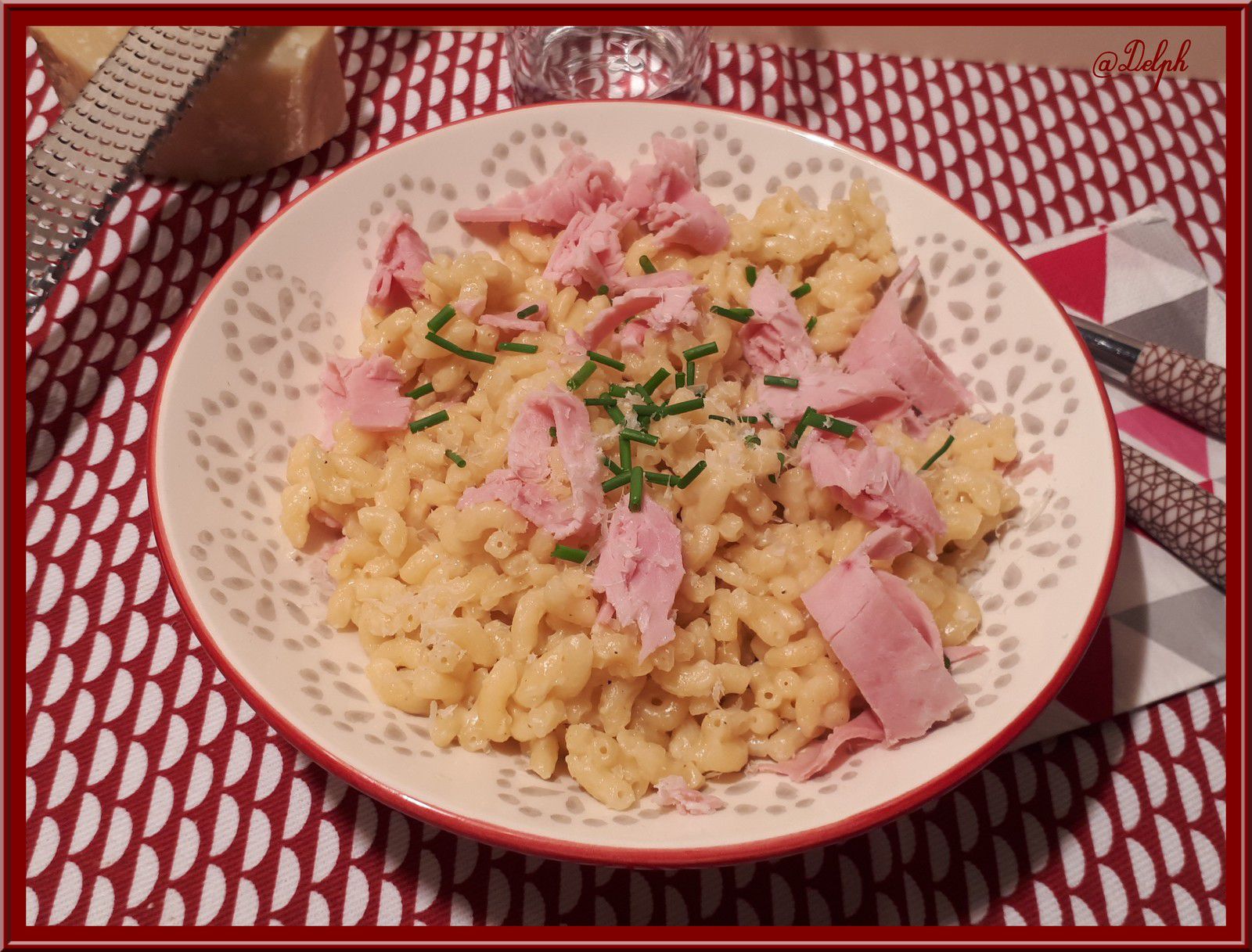 Coquillettes jambon au thermomix