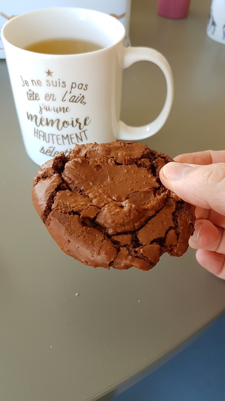 Crinkle cookies au chocolat