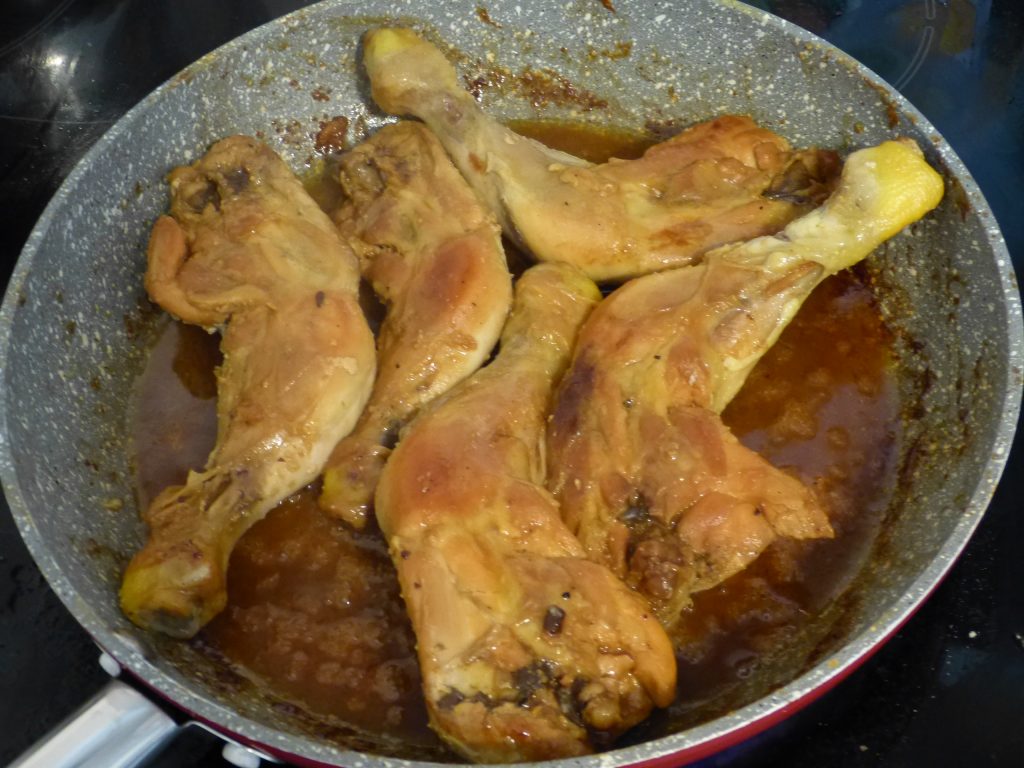 Cuisses de poulet à l’orange et au miel