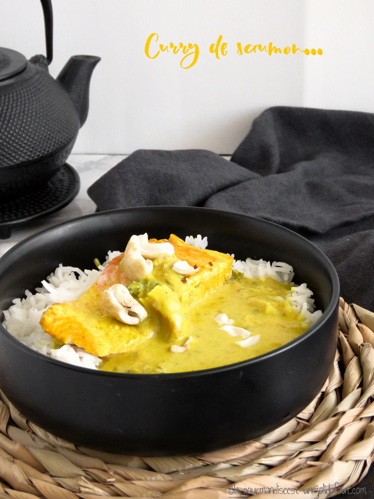 Curry de saumon