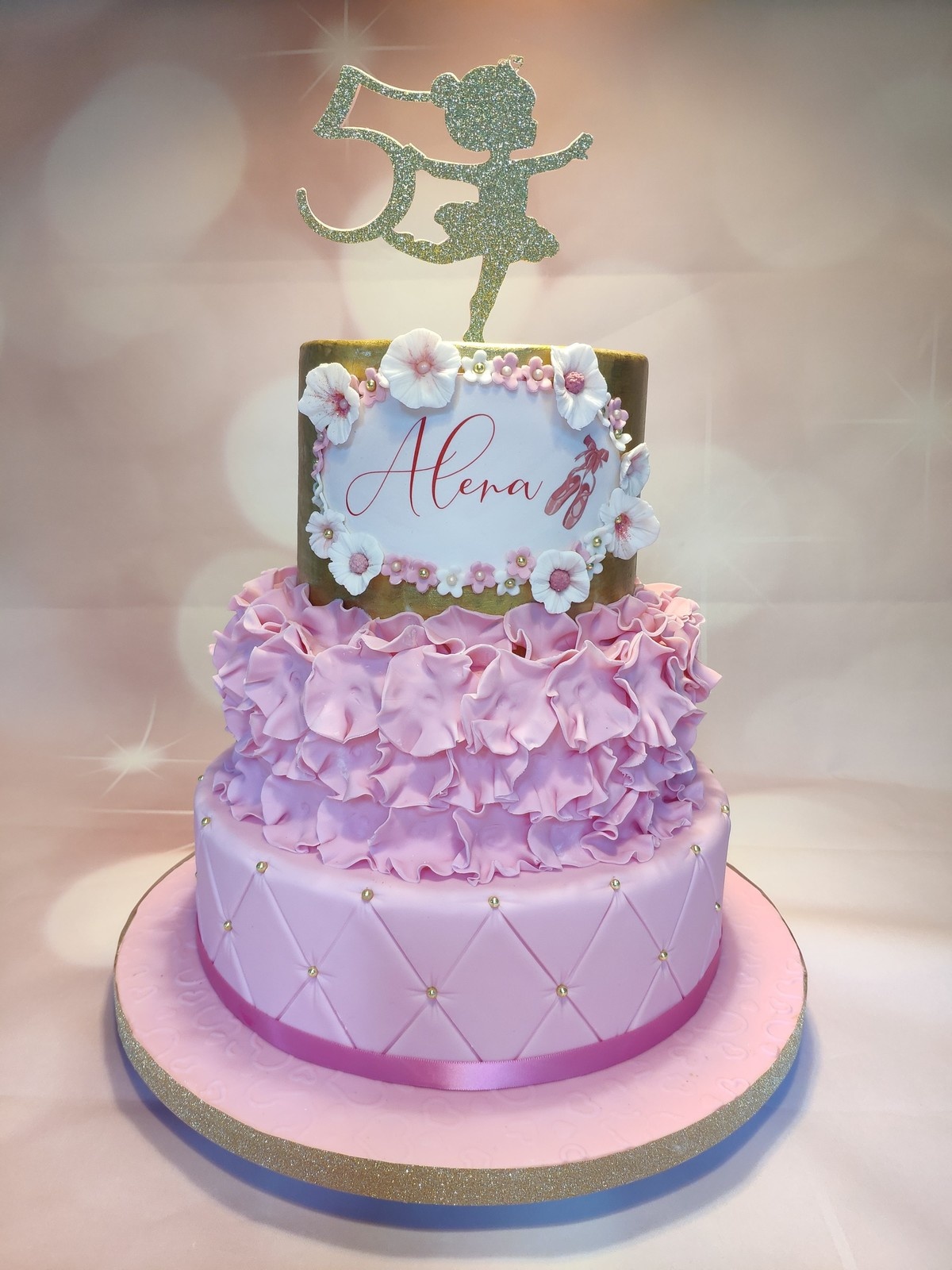 Gâteau anniversaire danseuse classique (ballerina cake)