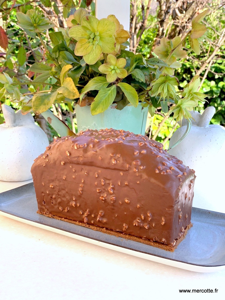 Le cake marbré chocolat vanille de Cyril Lignac