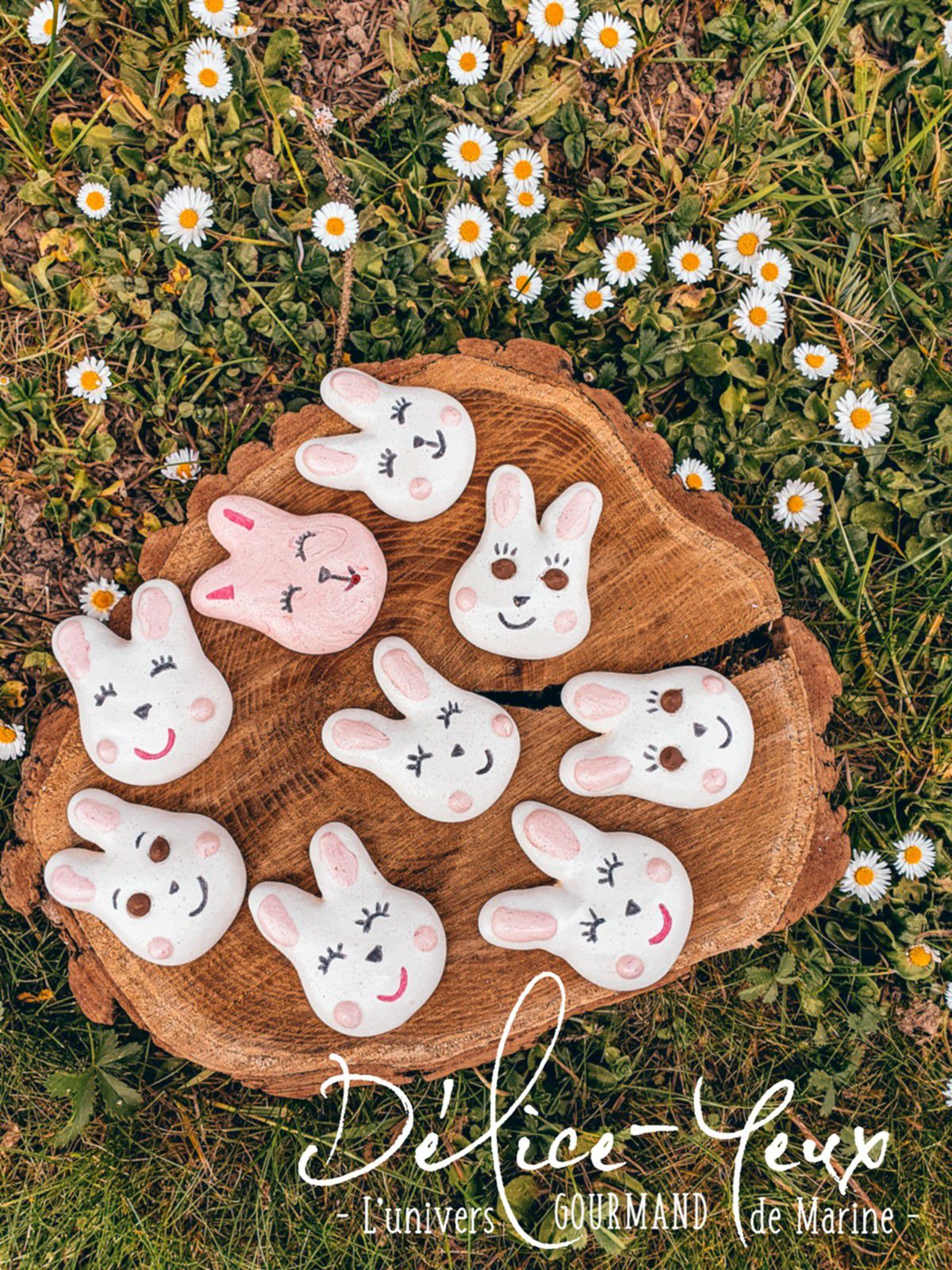 Meringues lapins pour Pâques