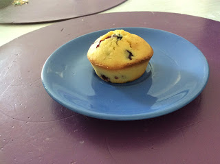Mini muffins aux cassis, noix de coco