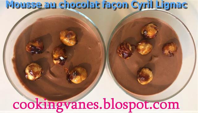Mousse au chocolat façon Cyril Lignac