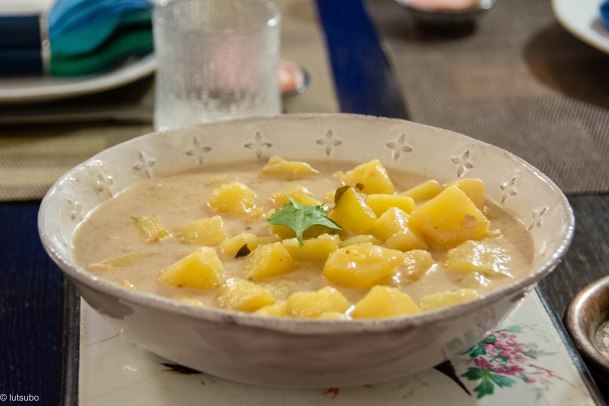 Ragoût indien, potato stew (pommes de terre au lait de coco)
