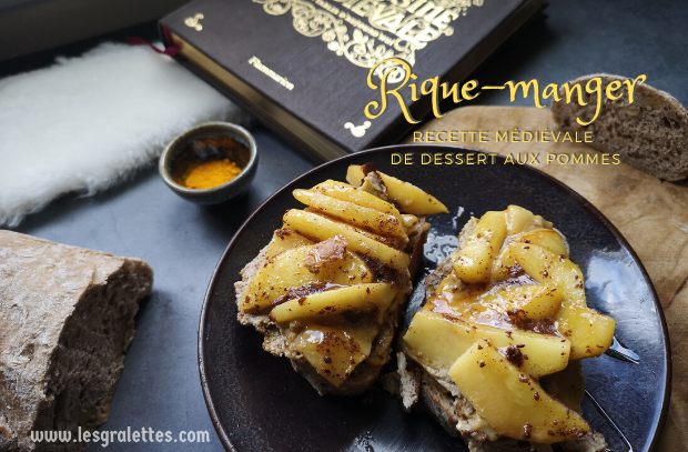 Rique-menger, dessert médiéval aux pommes