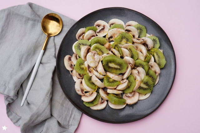 Salade champignons-kiwi