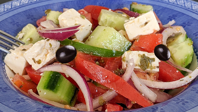 Salade grecque facile et rapide