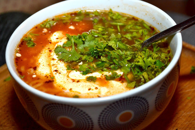 Sopa de fideo (soupe mexicaine)