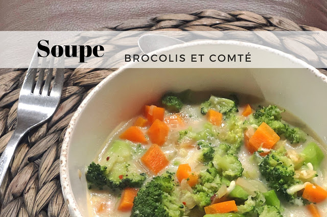 Soupe brocolis comté