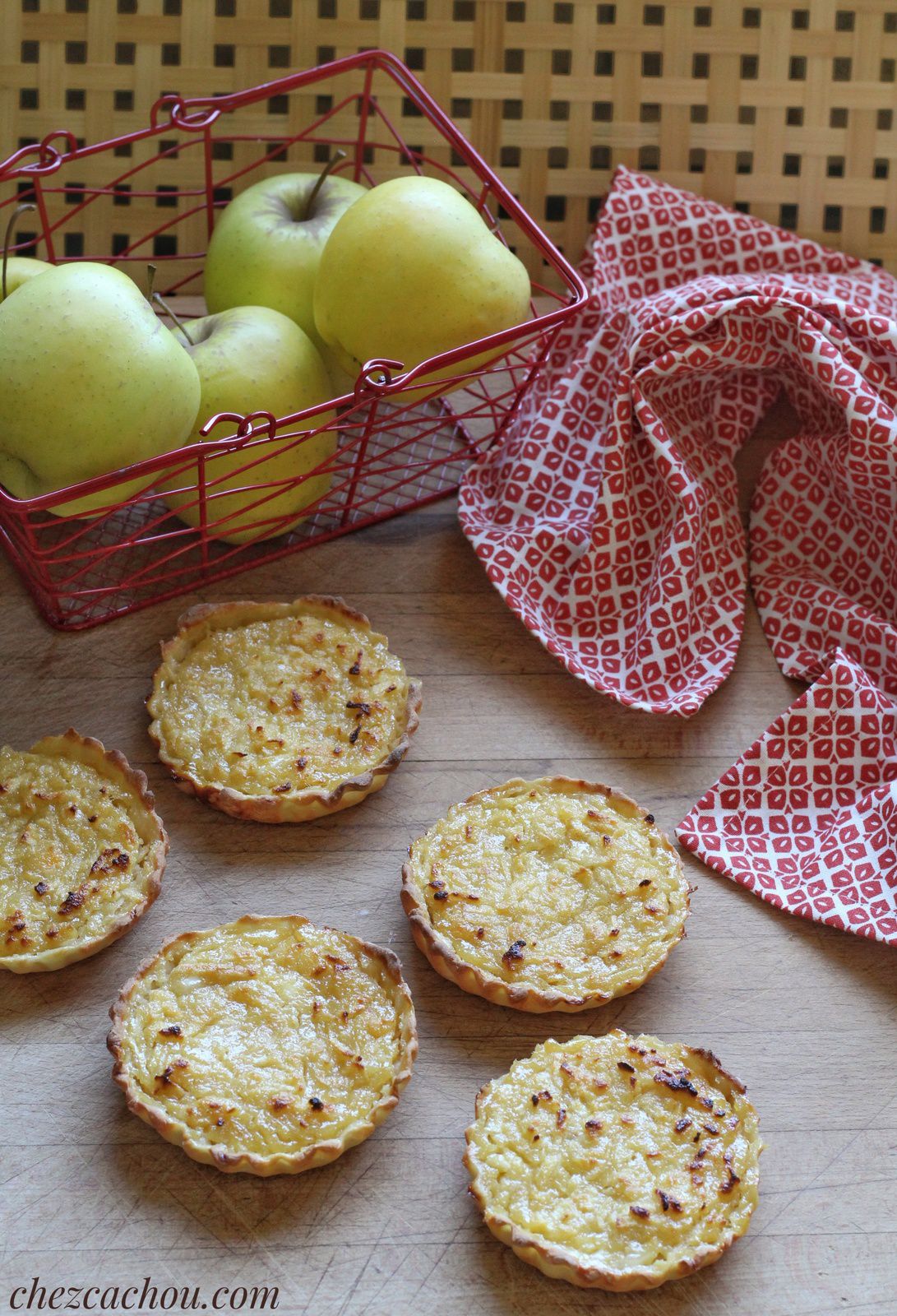 Tartelettes aux pommes râpées