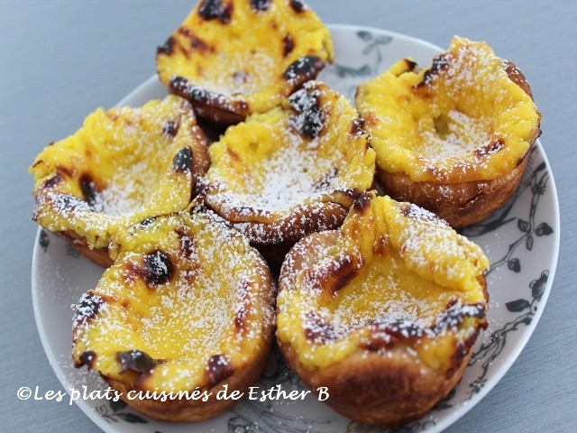 Tartelettes portugaises (pastéis de nata) à l’érable, d’Helena...