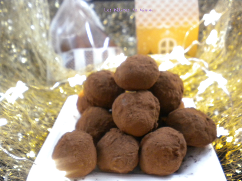 Truffes au chocolat pour la Saint-Nicolas ou Noël